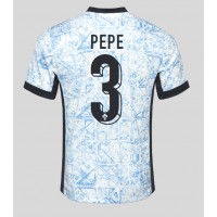 Camiseta Portugal Pepe #3 Segunda Equipación Replica Eurocopa 2024 mangas cortas